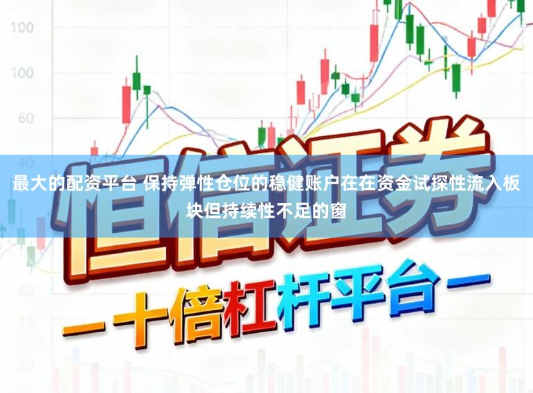 最大的配资平台 保持弹性仓位的稳健账户在在资金试探性流入板块但持续性不足的窗